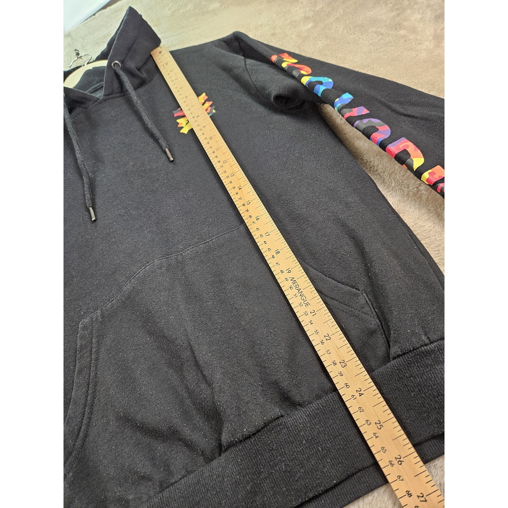 Zoo York Pullover Hoodie Multicolored Graffiti-style Big Logo Sweatshirt Size S - Picture 8 of 10